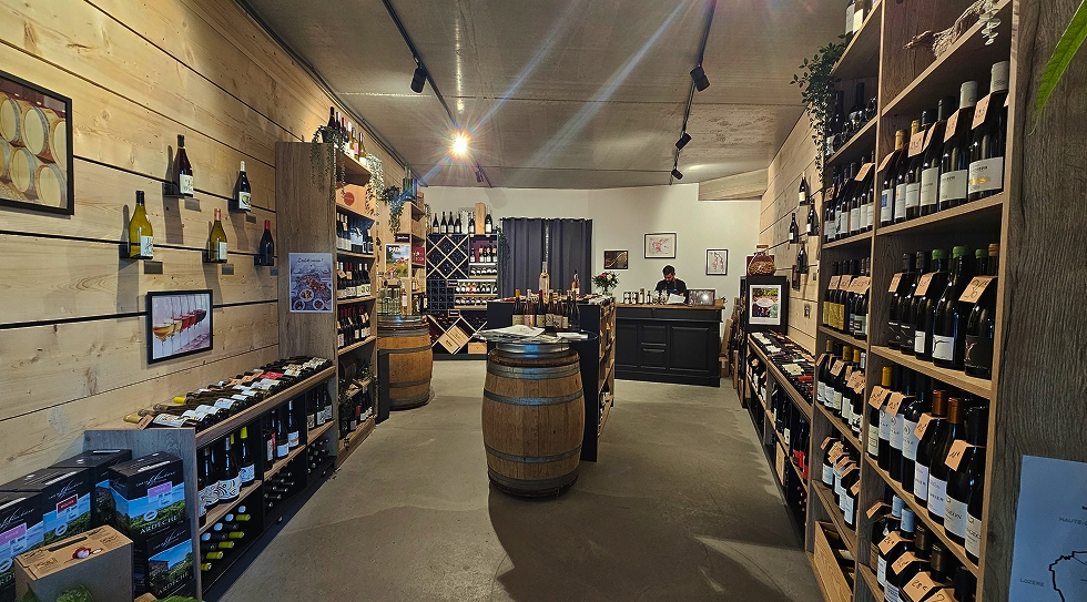 Intérieur de la cave Marcon