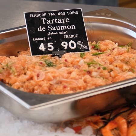 Gravlax de saumon