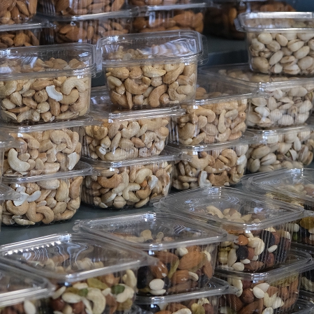 Boîtes de noix variées