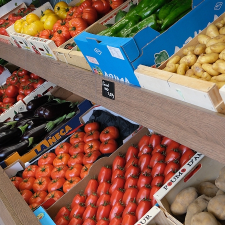 Fruits et légumes variés